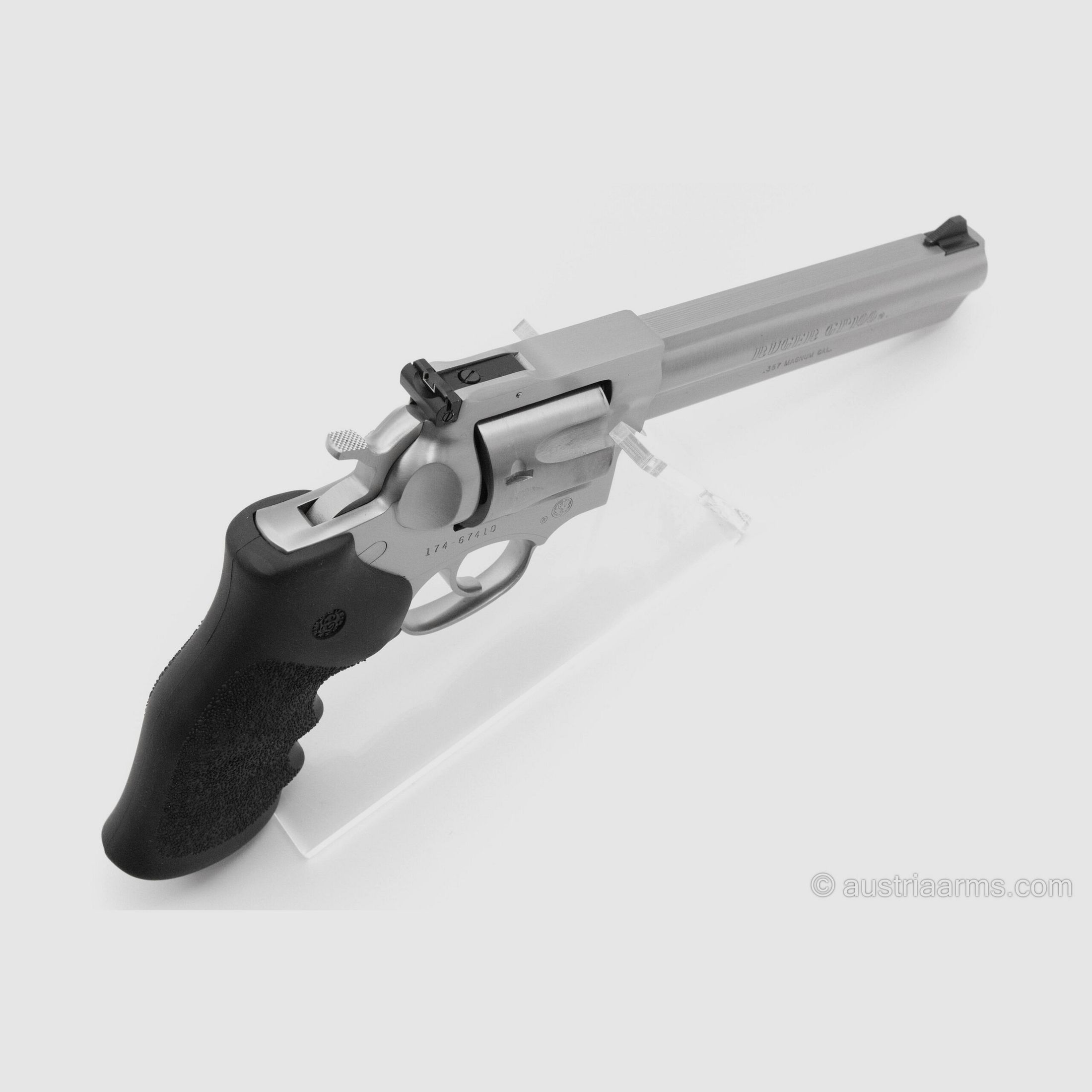 Ruger GP100 Stainless Steel Revolver – 6 Zoll Lauf, neuwertige Gebrauchtwaffe, Kaliber .357 Magnum, Bild 4 von 5