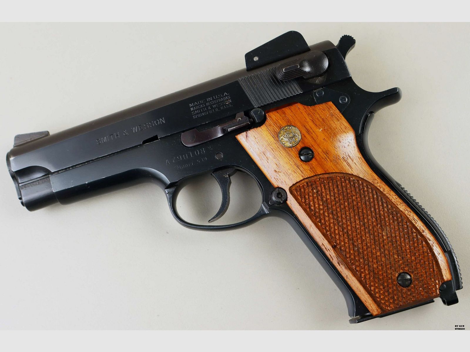 Smith & Wesson pistool mod. 539 kal. 9×19 ser. nr. A790108, afbeelding 2 van 13