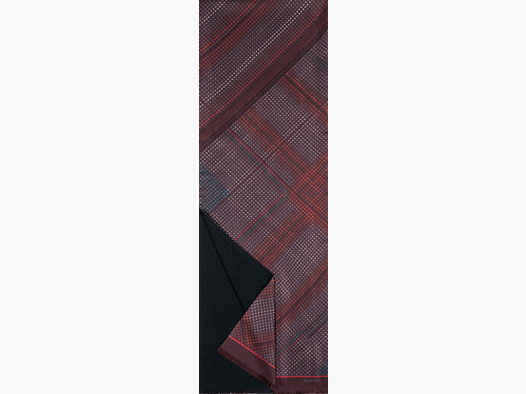 ROECKL Playful Tartan Écharpe multi grape