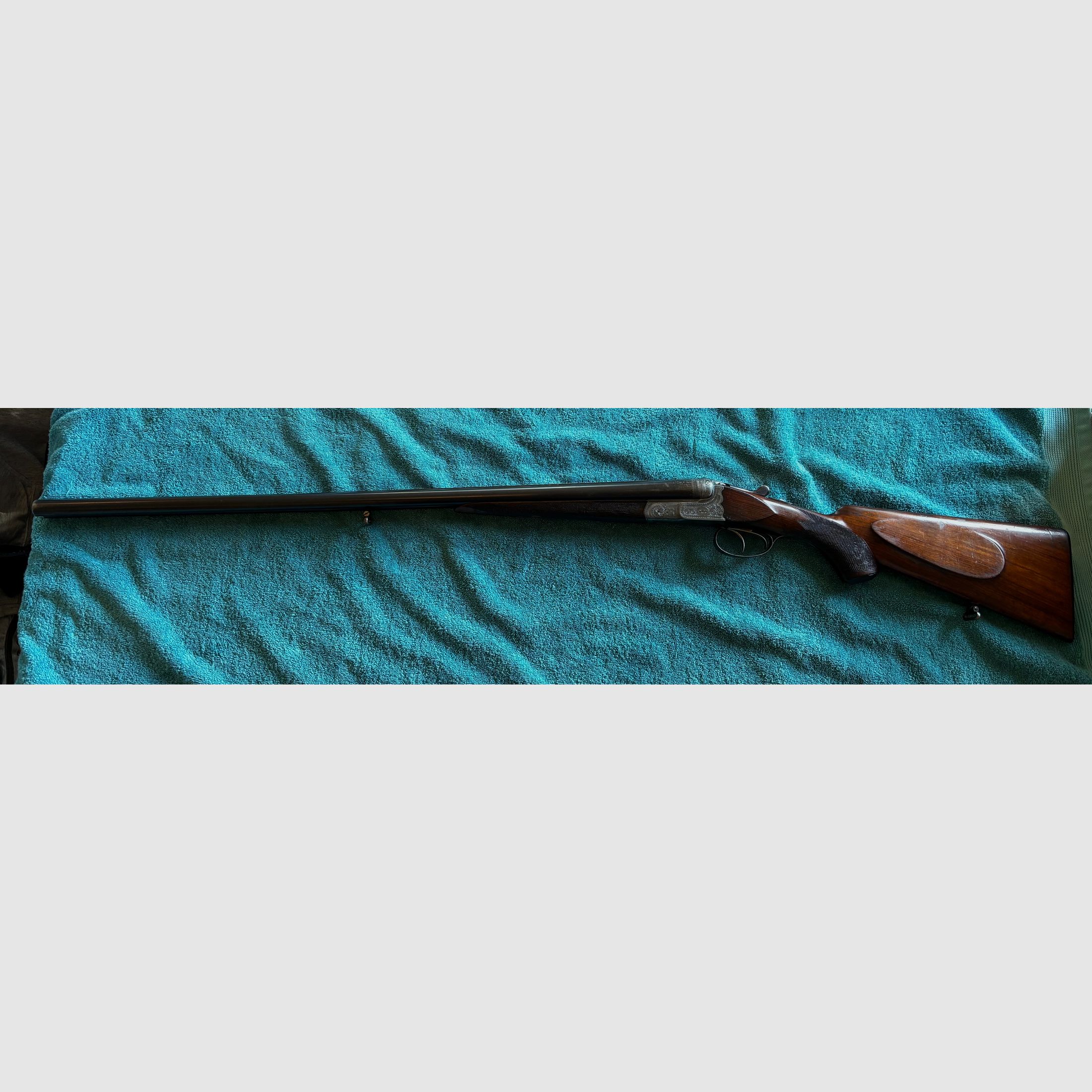 Alte Suhler Doppelflinte – Sempert & Krieghoff, Kaliber 16 ca. 100 Jahre alt