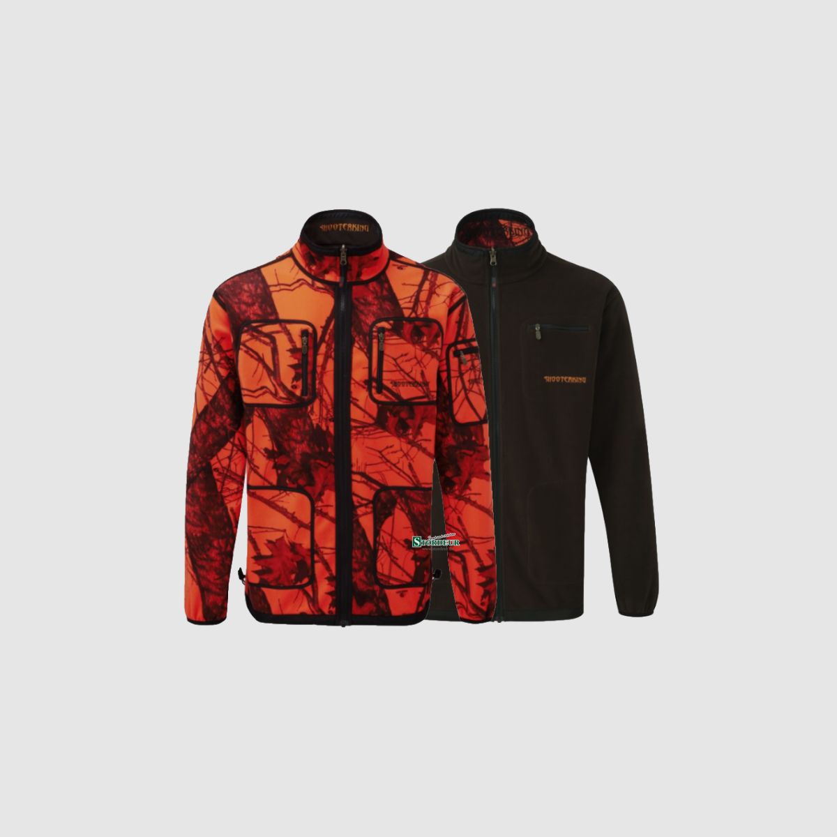 SHOOTERKING Softshell Herren Jacke 2 in 1 Mossy Blaze Orange