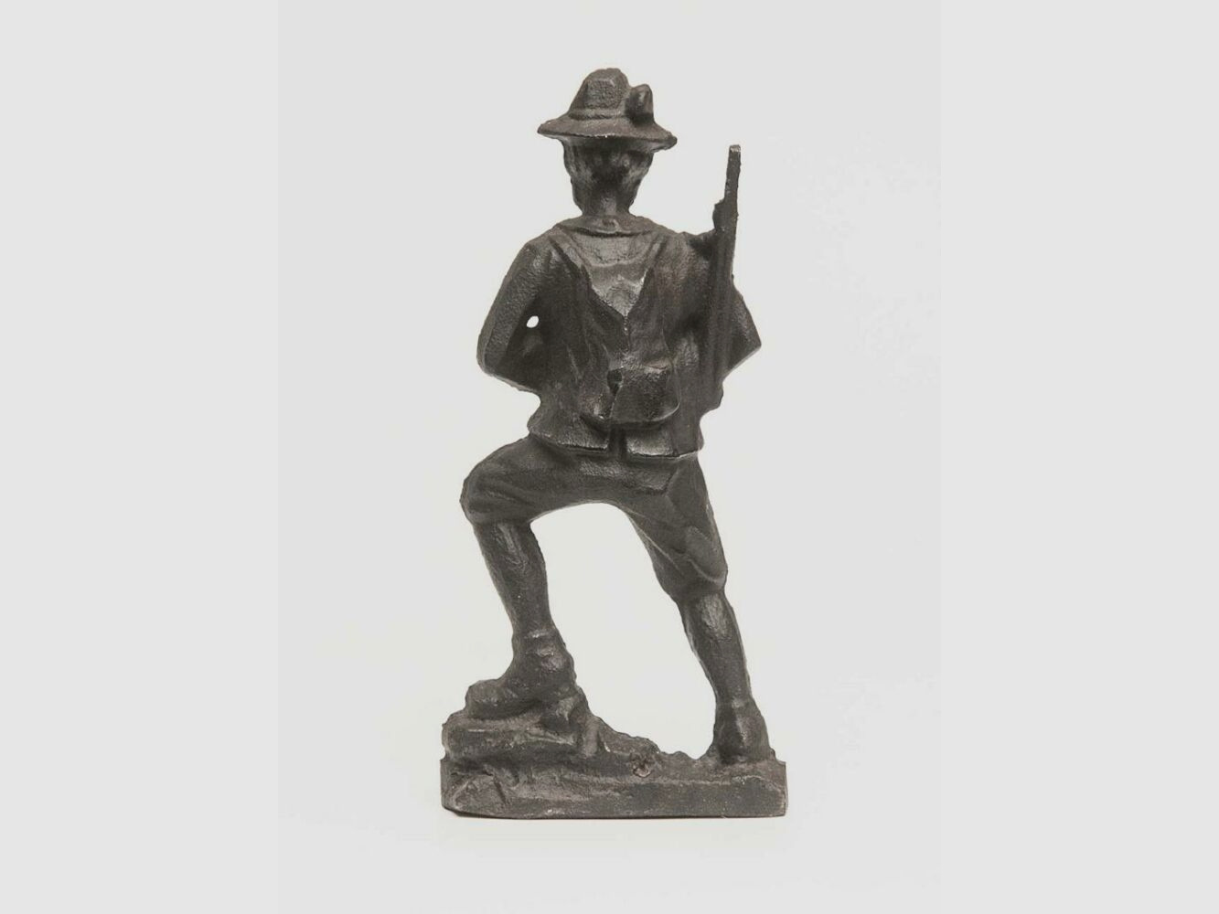 Waidmann Hubertus Jäger Guss Eisen Bronze Kunst Deko