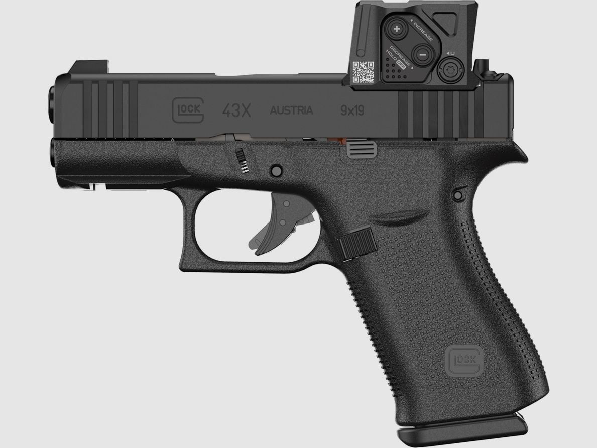 Glock 43X A-Cut Combo mit Aimpoint COA – 9x19mm, Bild 1 von 4