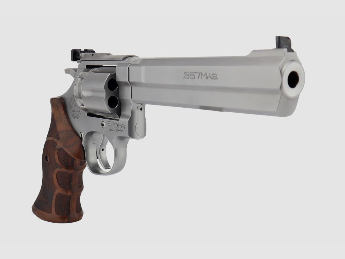  Spohr	 L562 Standard 6.0 Stainless 6" Revolver mit Wechseltrommel 9mm Made in Germany