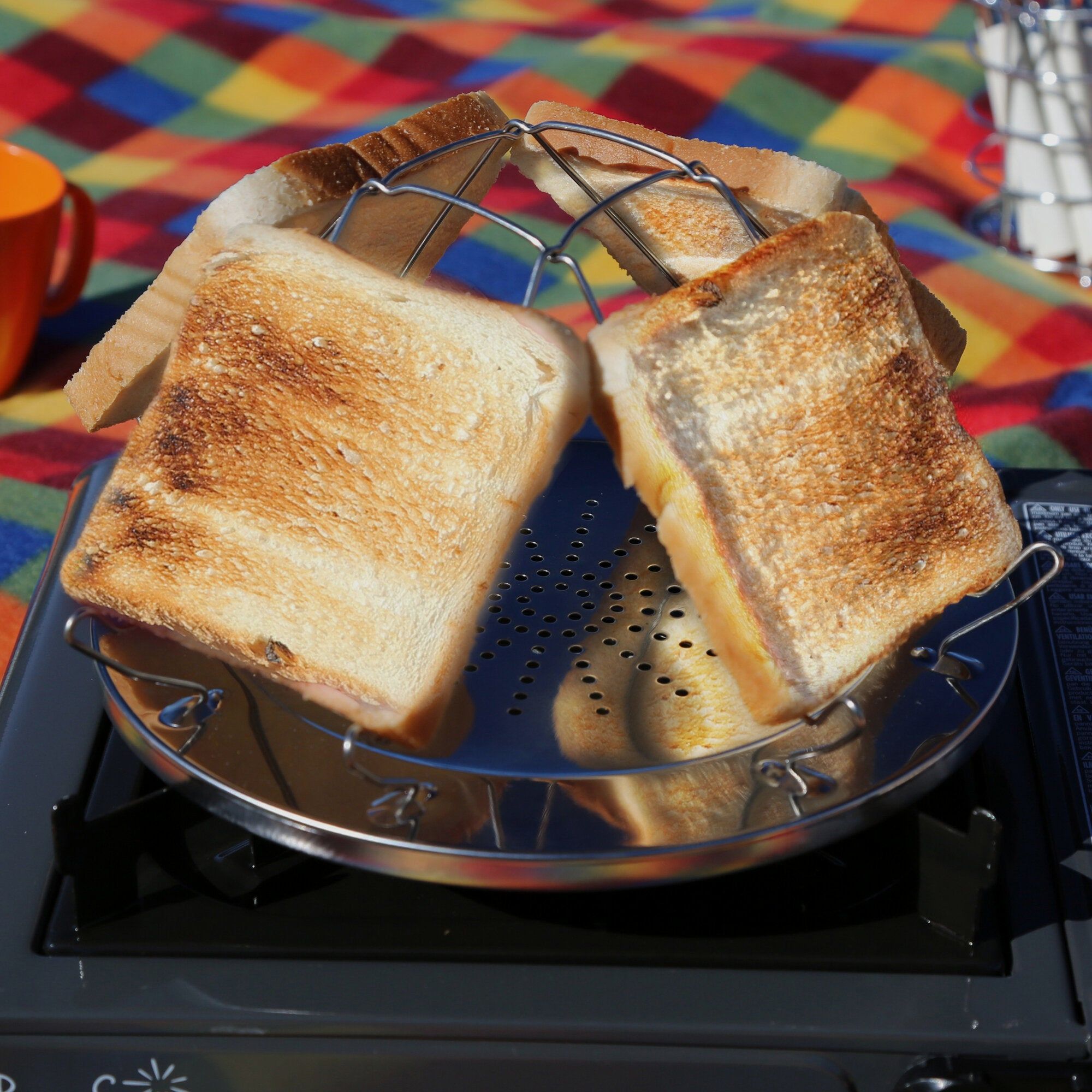 Stainless Steel Camping Toaster, image 3 of 4