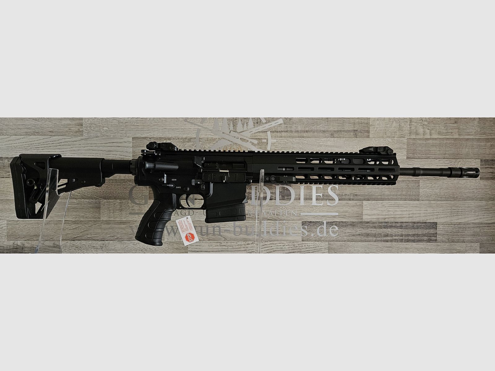 HAENEL CR308 Black Cal. .308Win - 16.65" barrel - match trigger - M-LOK handguard - including shipping costs - new goods from specialist trade -