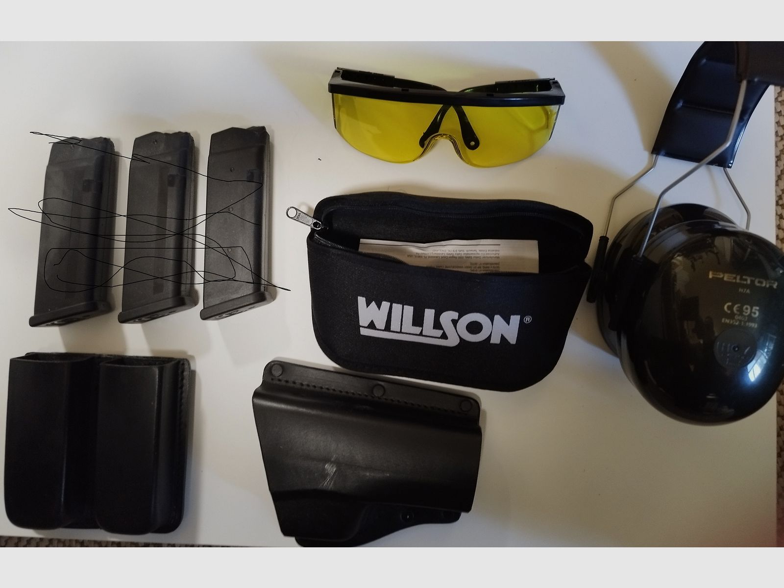 22 Long, 9mm, 38, 45 ASP, 357 Magnum y 12/76