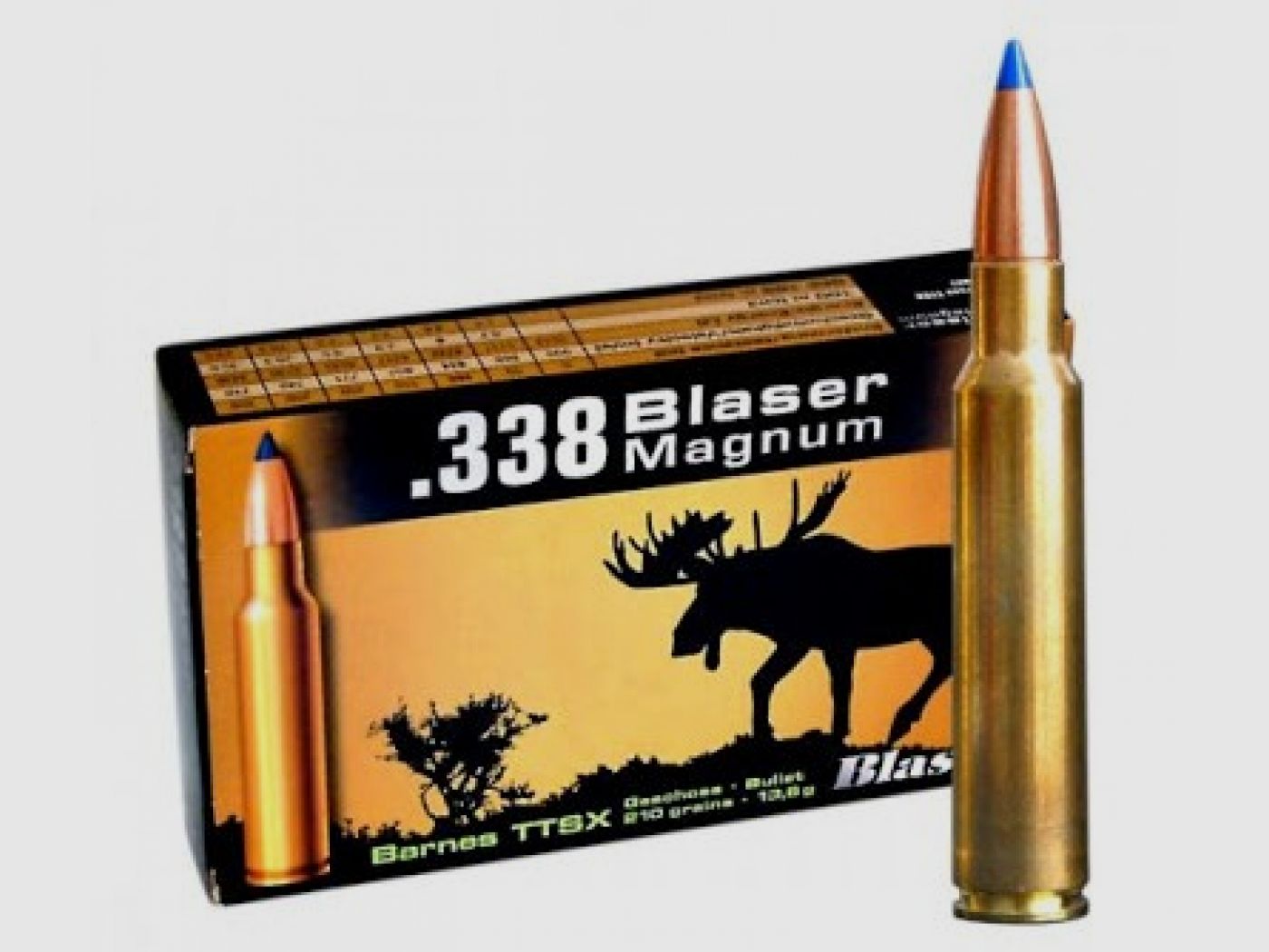 .338 Blaser Magnum Barnes TTSX 210 grs / 13.6 g
