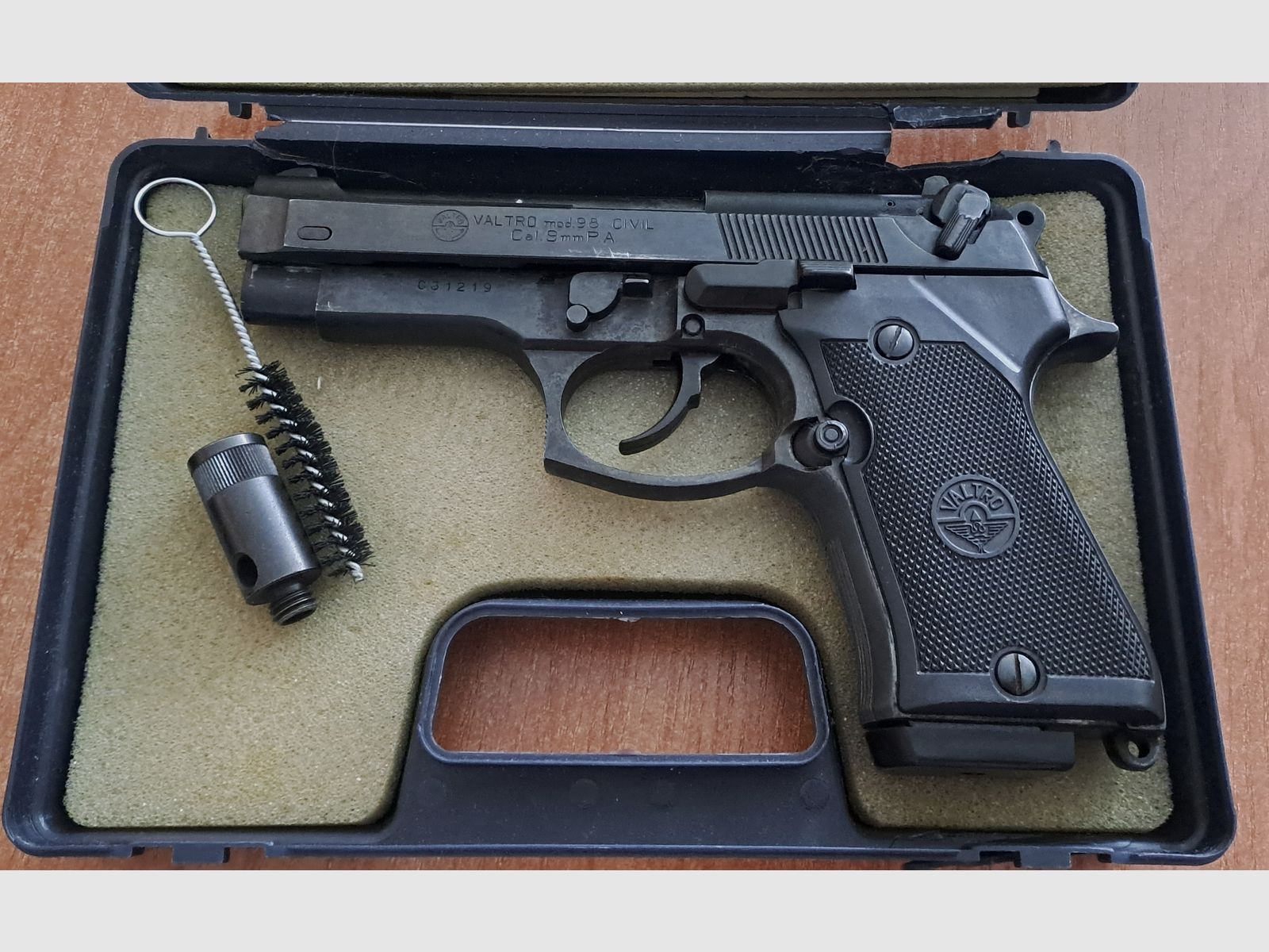 Valtro Mod.98 Civil cal. 9 mm blank in PTB 518 with accessories!