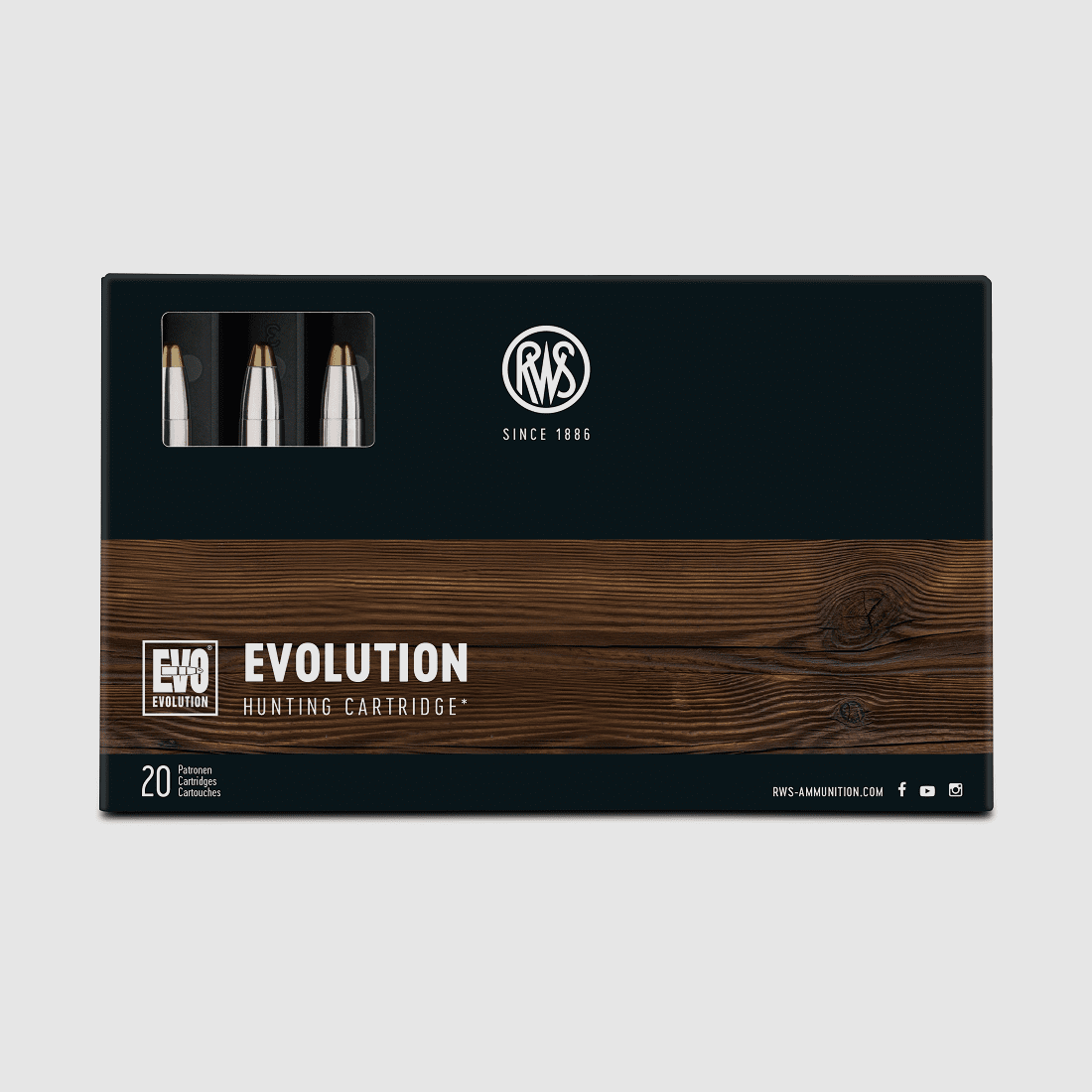 RWS 8x57 JS EVO 200gr. - 20 pz.