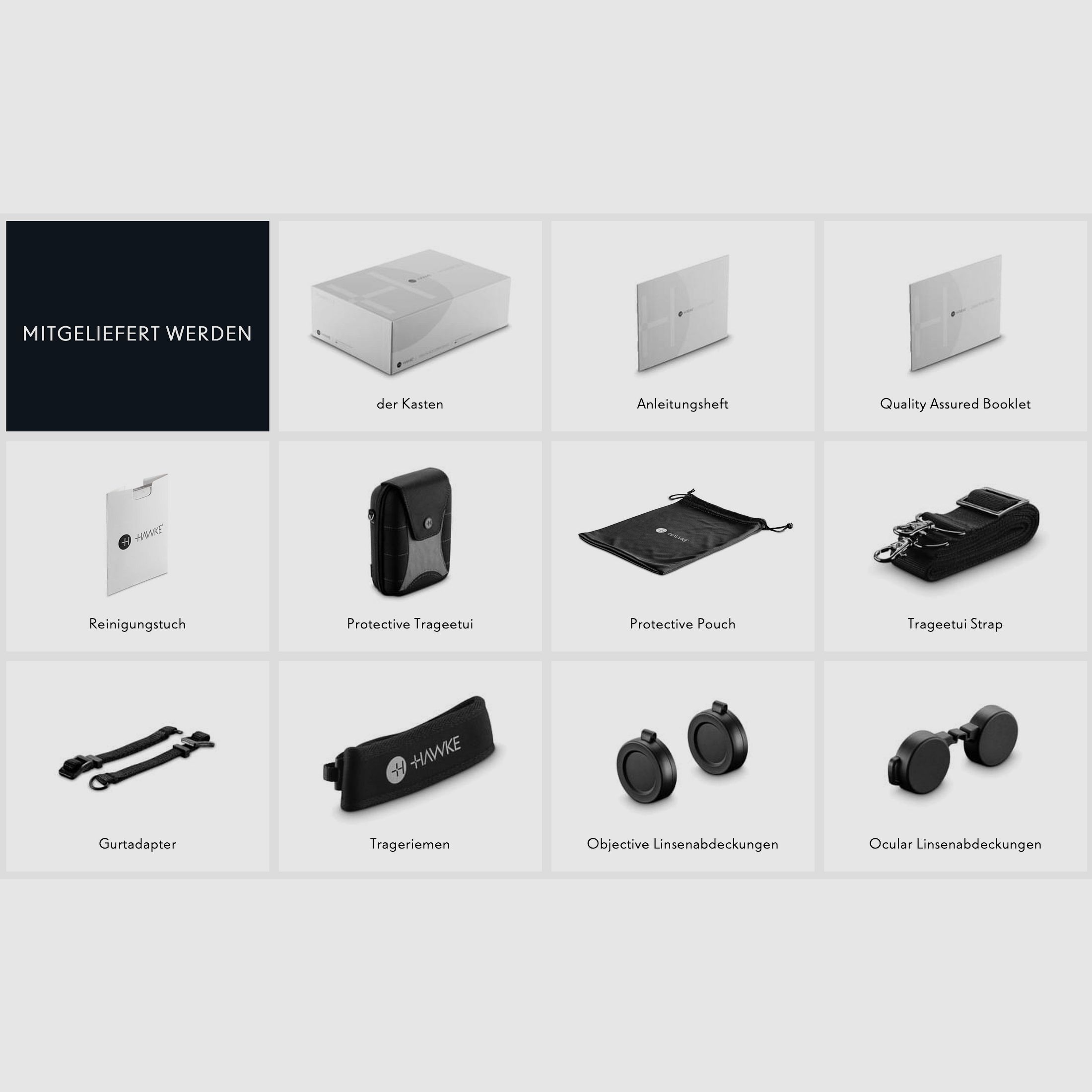 Hawke 38410 FERNGLAS FRONTIER ED X 8X42 GREEN