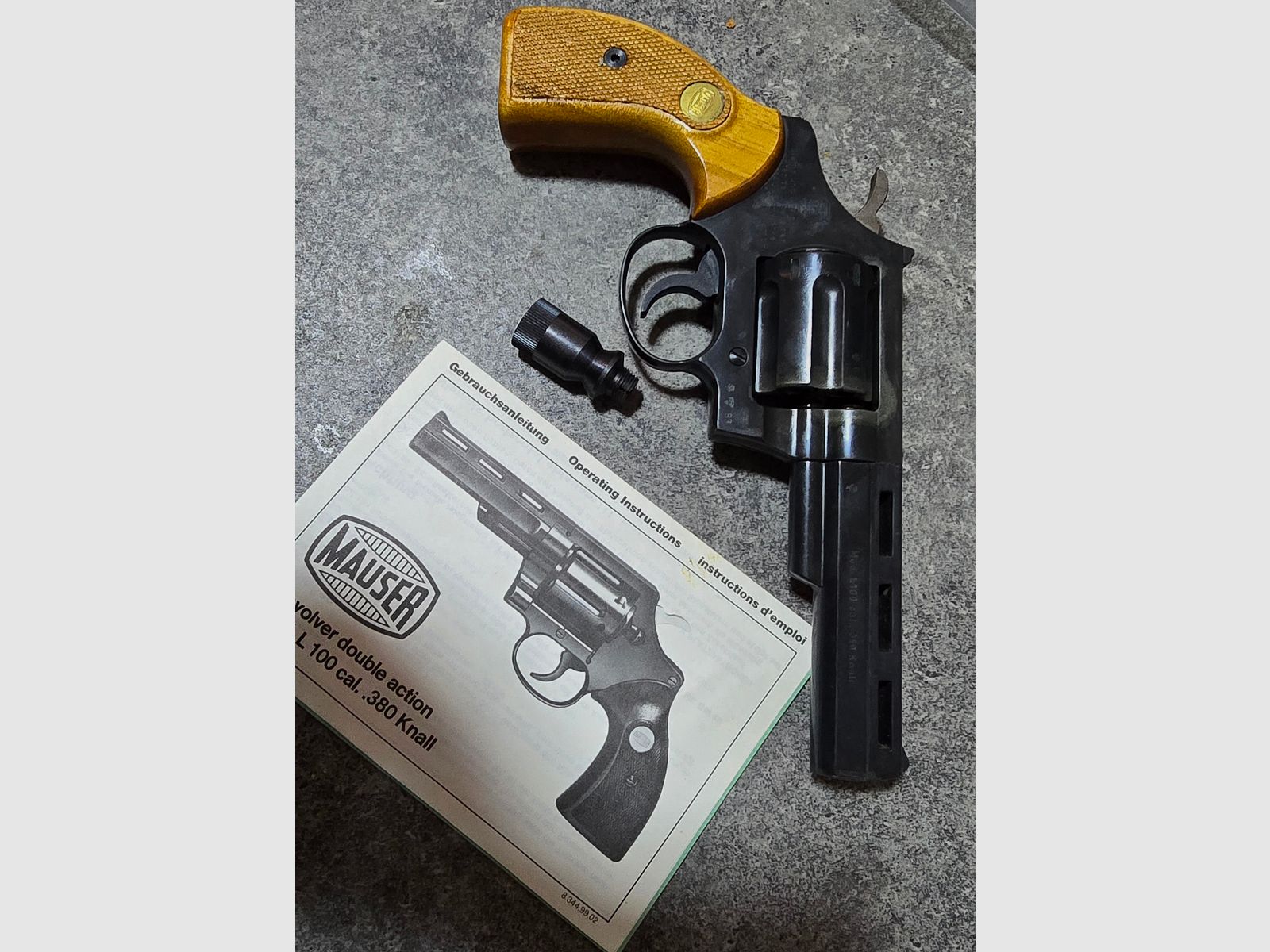 Mauser L-100 9mm RK Revolver Schreckschuss