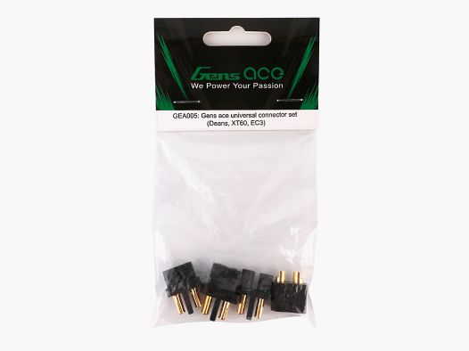 Universal-Steckersatz (Deans; XT60; EC3) | Gens Ace