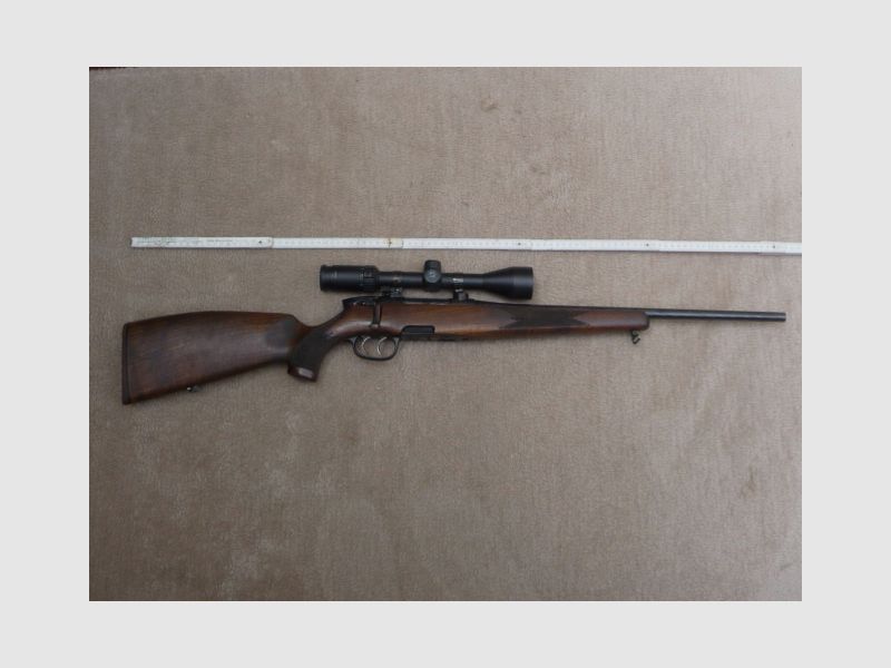 Steyr Mannlicher Mod. L, .243 Winchester, wersja krótka, długość lufy 50 cm, Steyr Schwenkmontage, Zeiss 3-9x42, Abs. Duplex