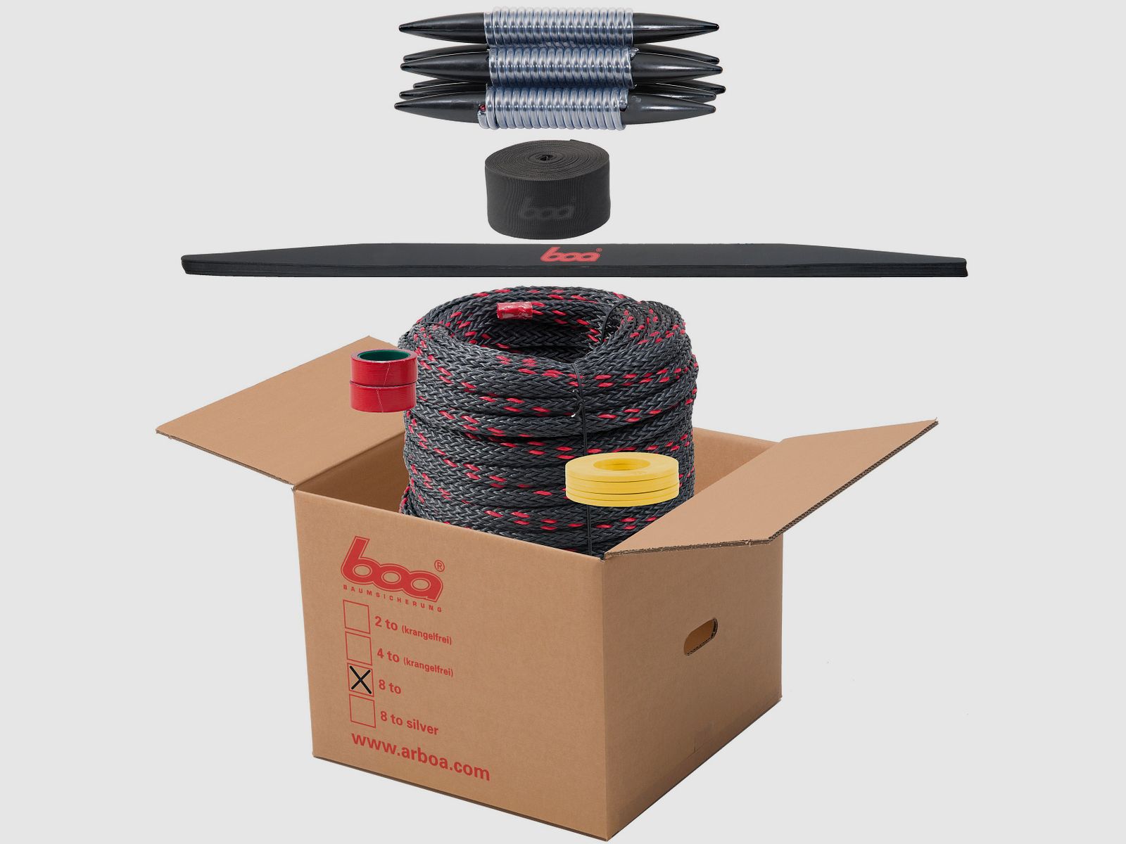 Set di sicurezza della corona Arboa Boa 8 t