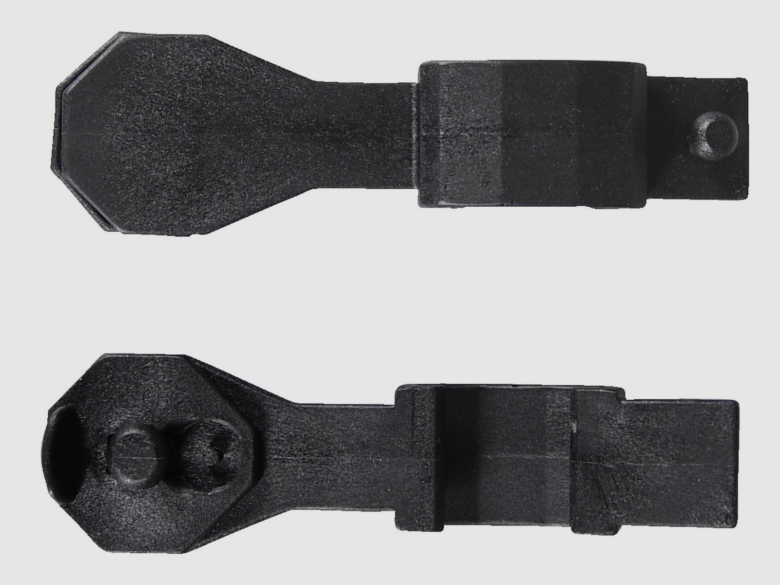 Stihl holding bracket with closure clip