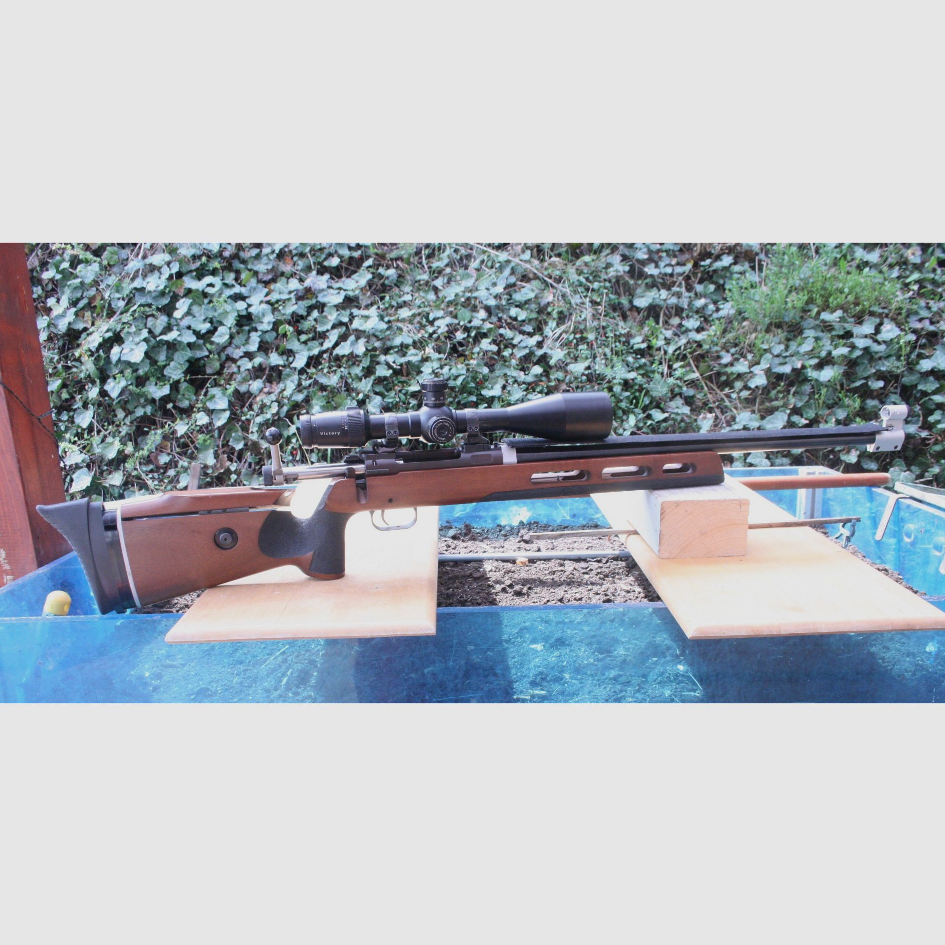 Rifle de competición de Grünig & Elminger en cal. 308 con Zeiss Diavari ZF 6-25 x 56T