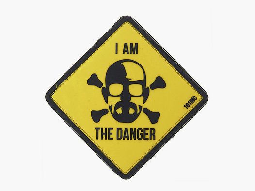 101 INC 3D Patch Je suis le danger jaune