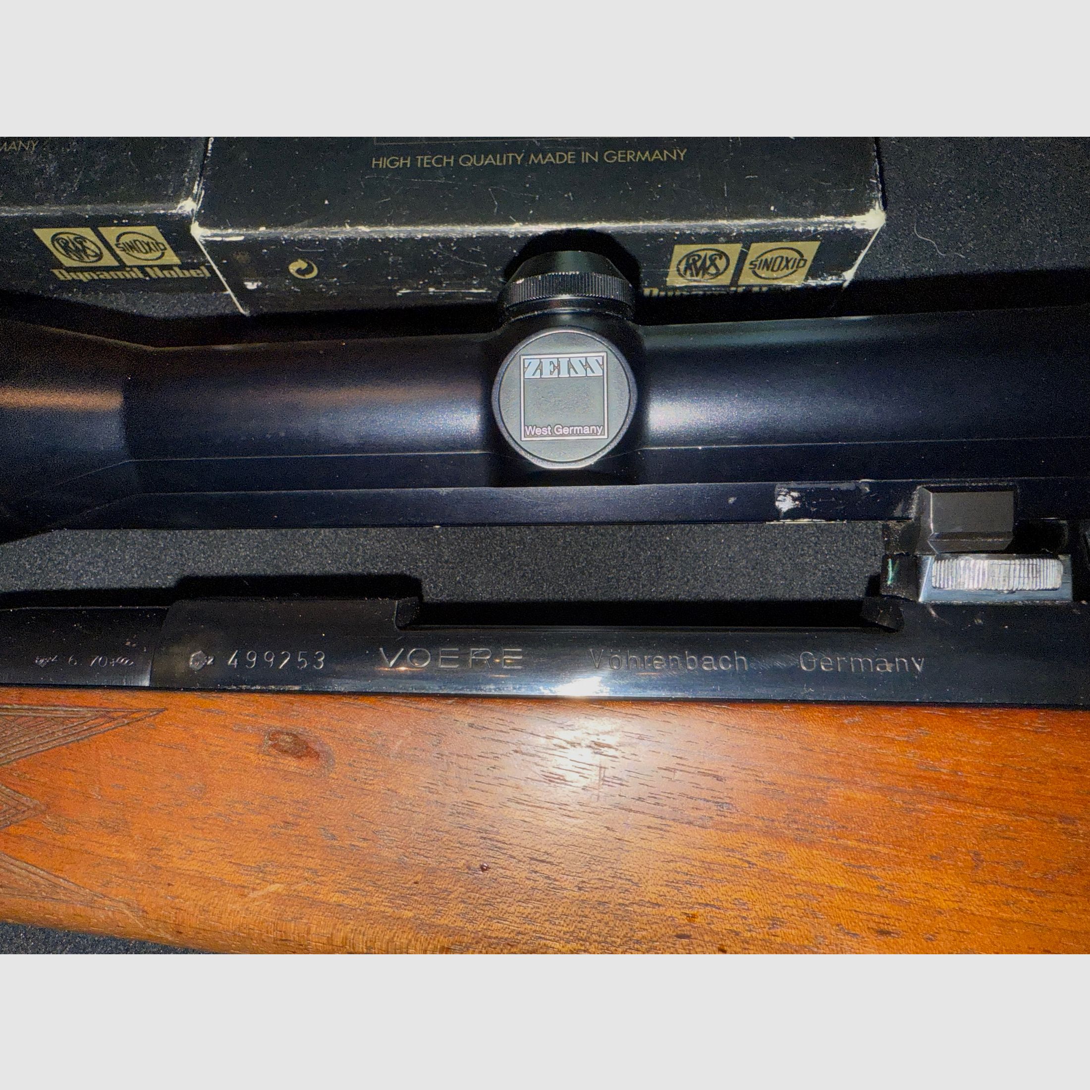 Voere 8x68S Zeiss Diavari ZM 3-12x56 T inkl. Munition