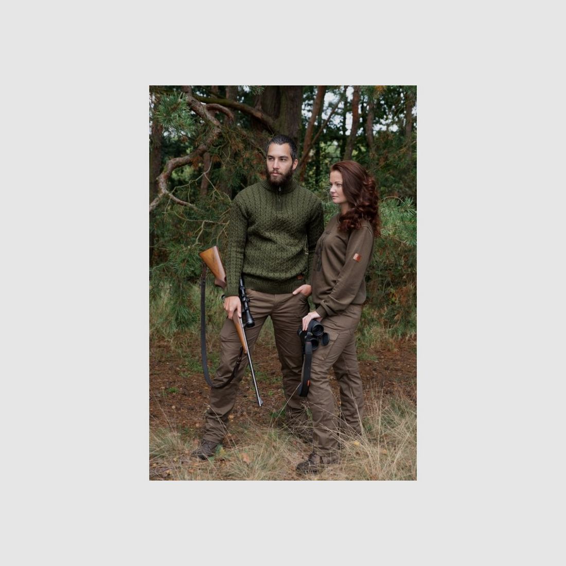 CIT Kalhoten Pantalon – Vert olive homme, image 4 sur 7