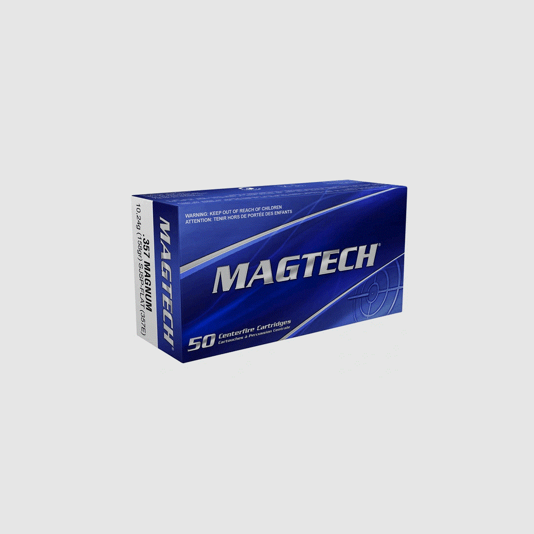 Magtech.357 Magnum SJSP 10,24g/158grs. 50Schuss