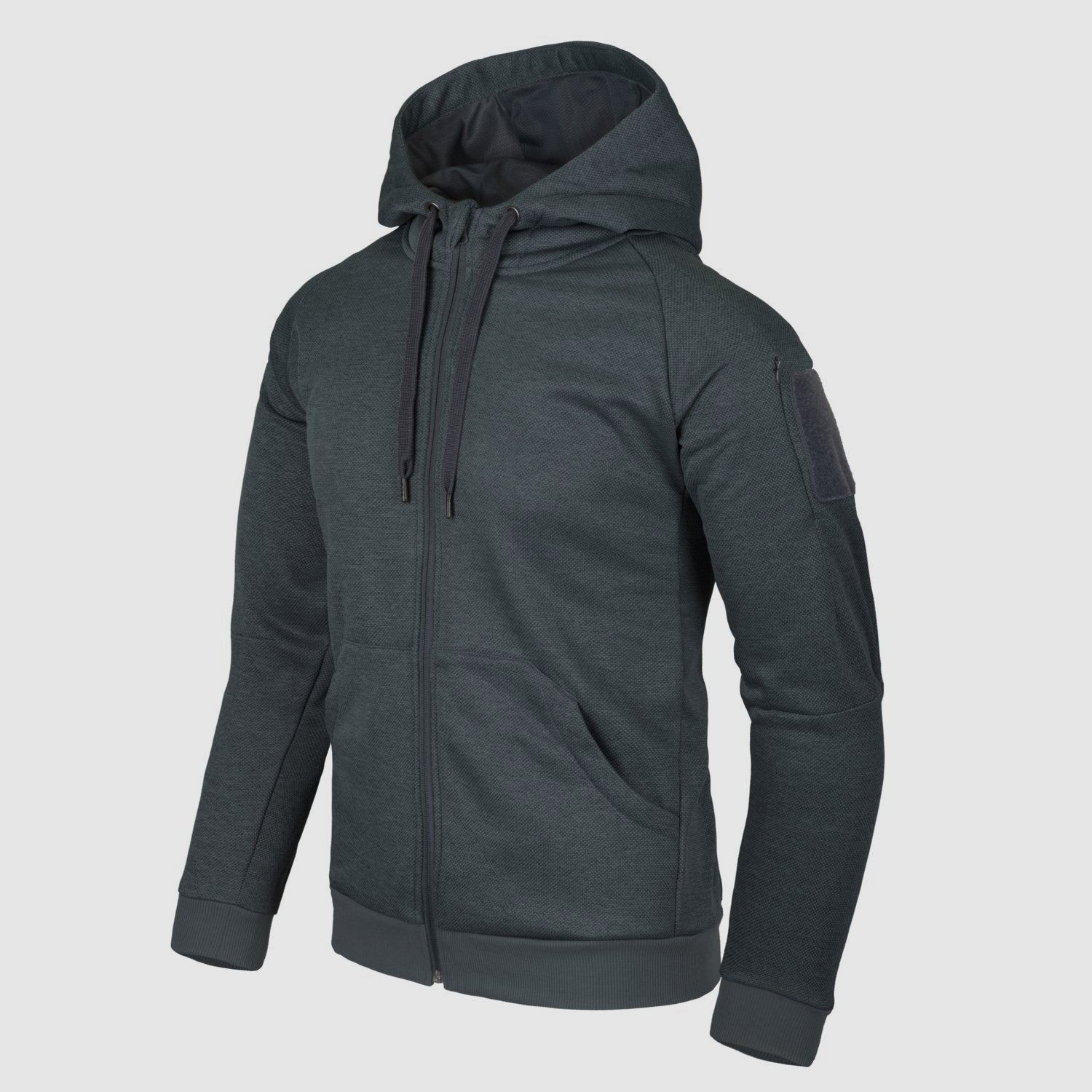 Helikon-Tex Urban Tactical Hoodie (FullZip)® - Melange Black-Grey, immagine 2 di 18