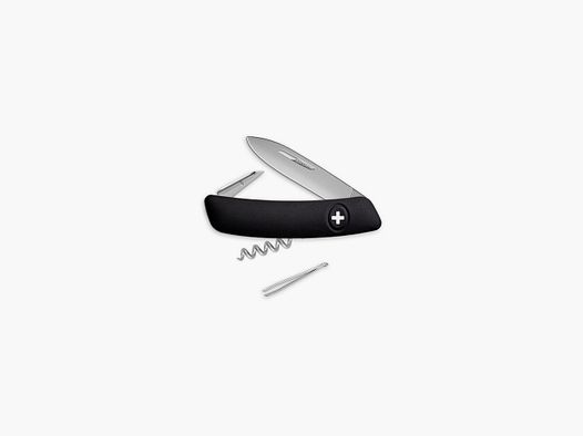 Coltelli svizzeri Swiza D01 Nero opaco 7,5 cm