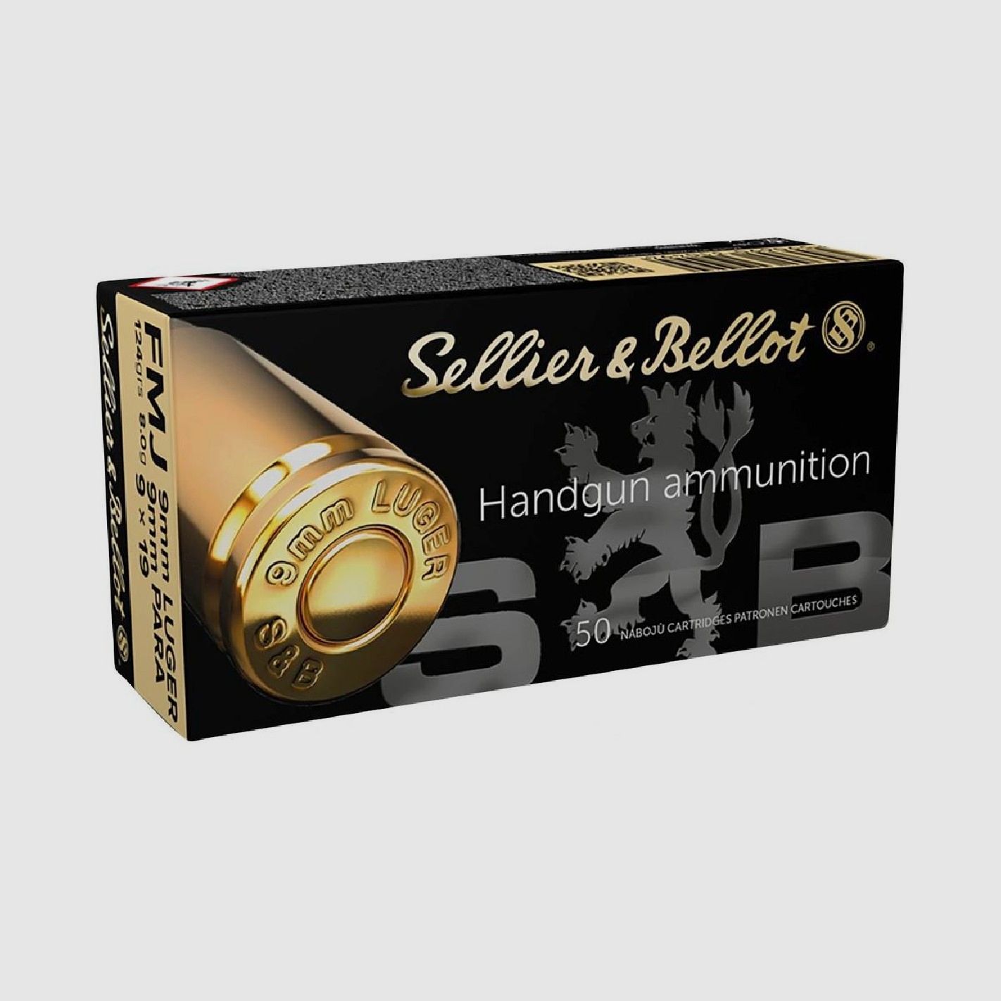 Munizioni Sellier&Bellot 9x19 8 g FMJ