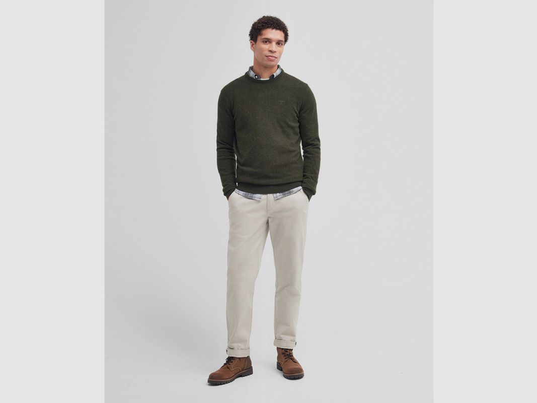 PULL BARBOUR ESSENTIAL L/WOLLE SEEGRAS, Bild 3 von 7