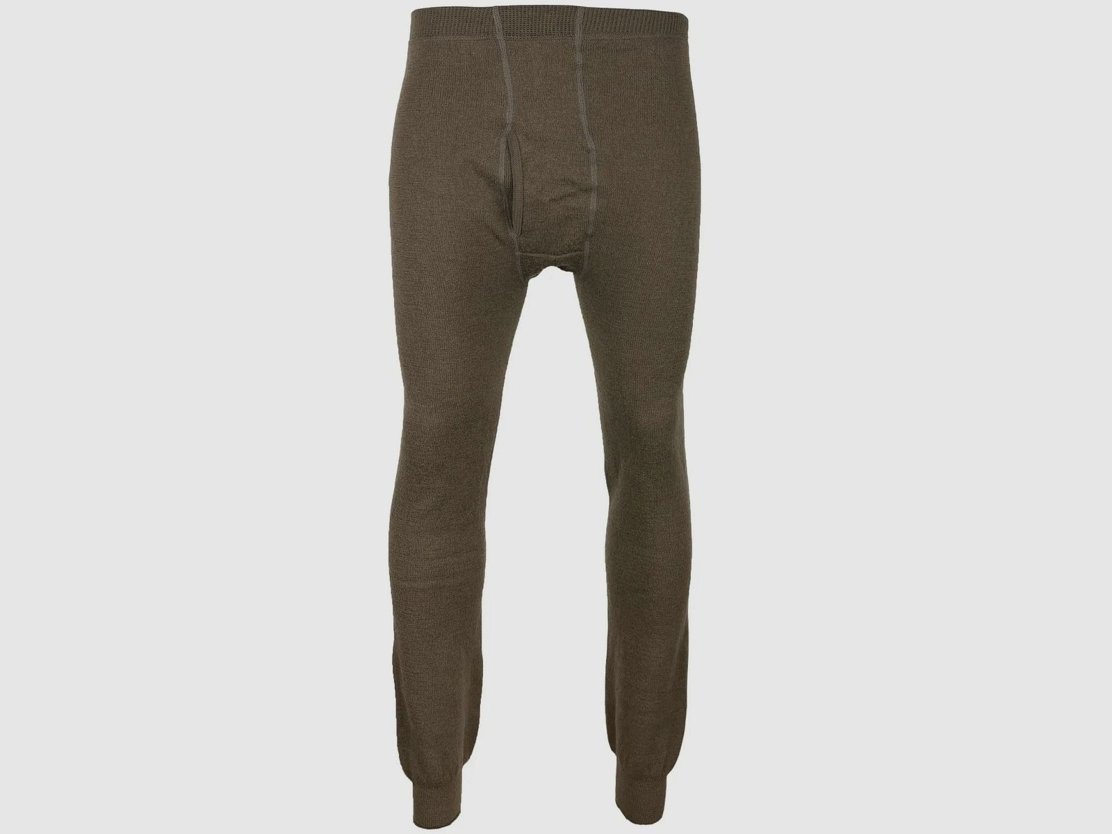 Woolpower Long Johns 400 met opening - Pine Green / S Heren
