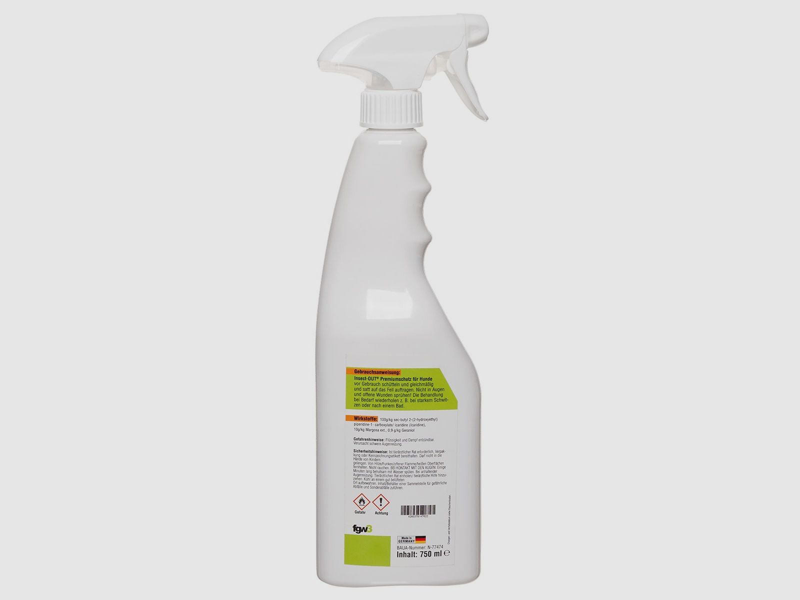 Insect-OUT Premium Zeckenschutz für Hunde, 750 ml