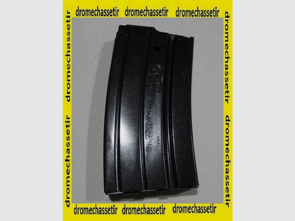 Magazine Ruger Mini 14 in .222 and .223 Rem, capacity 20 cartridges, black, image 1 of 2