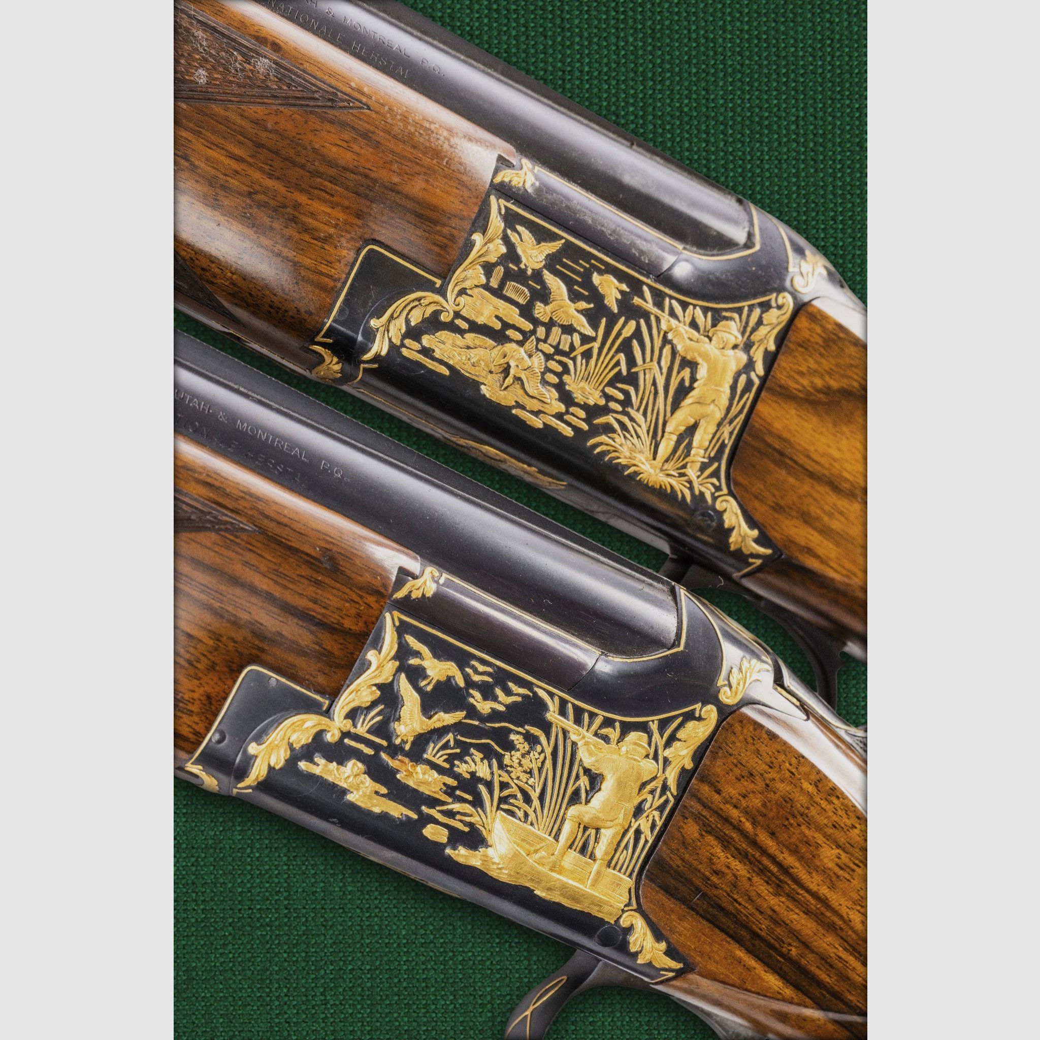 2 Browning B25 / FCS 25 Luxus-Flinten – Goldgravur – Sammlerzustand – Zertifikat