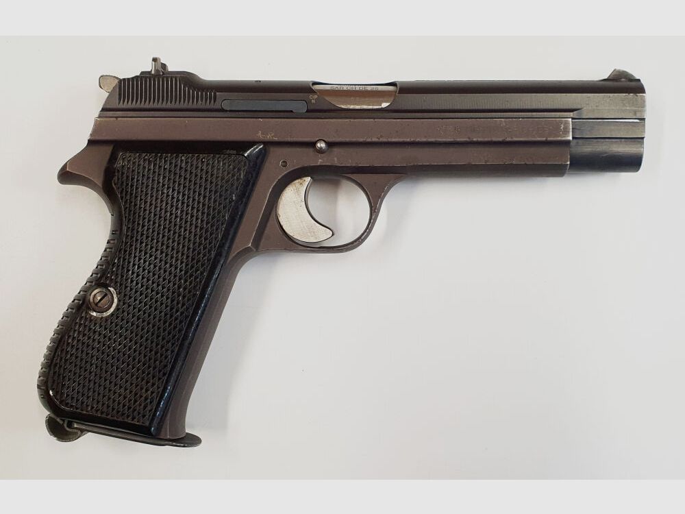 SIG Pistole SIG P210-2 im Kaliber 9mm Luger (9x19) Inkl. Holster und Reservemagazin,MADE IN SWITZERLAND
