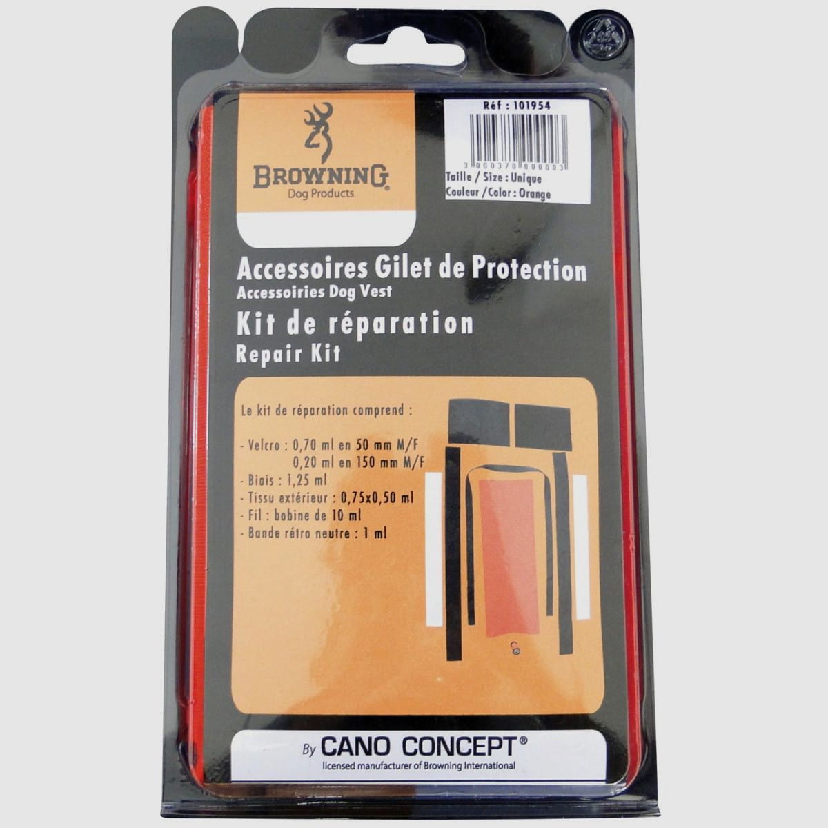 Reparatieset - voor Browning hondenbeschermvest