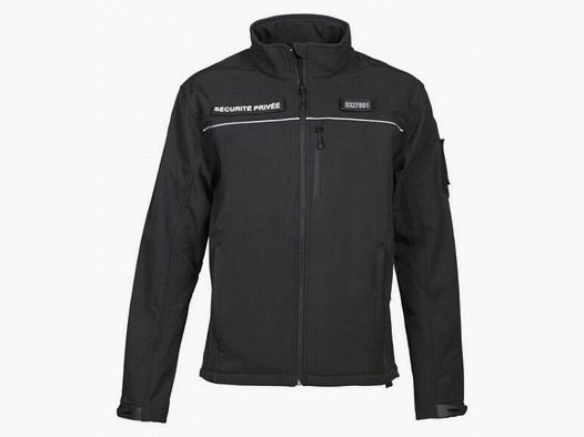 Kurtka Softshell Cityguard Bezpieczeństwo Czarna