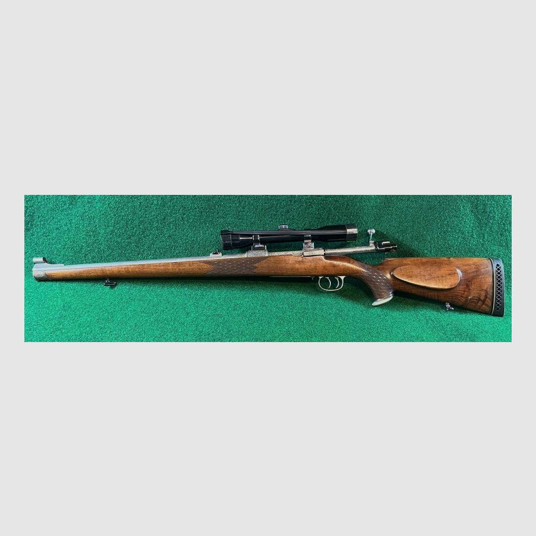 Heym Stutzen mit wunderschöner Punzierung .30-06Spring