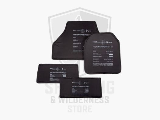 Inserts balistiques, lot de 4, pour porte-plaques Zentauron ARES