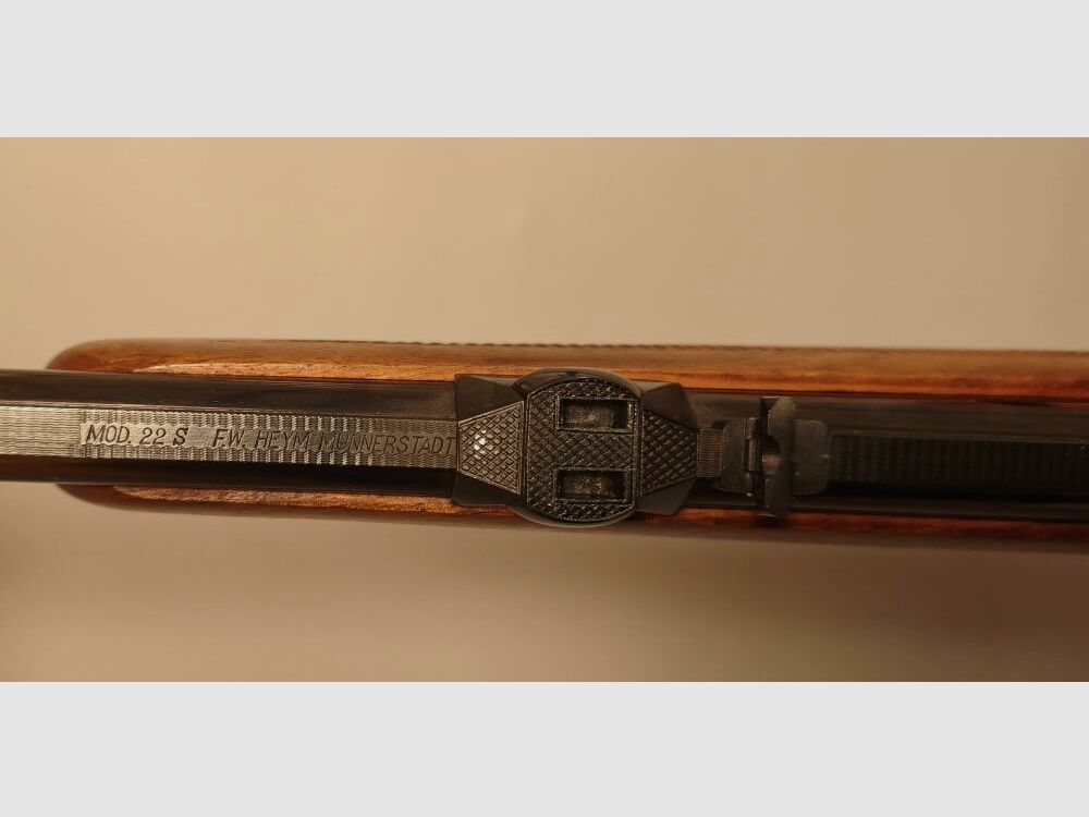 Heym 22S BBF Bockbüchsflinte .222RemMag 16/70 mit Swarovski 8x56 Zielfernro .222RemMag;16/70
