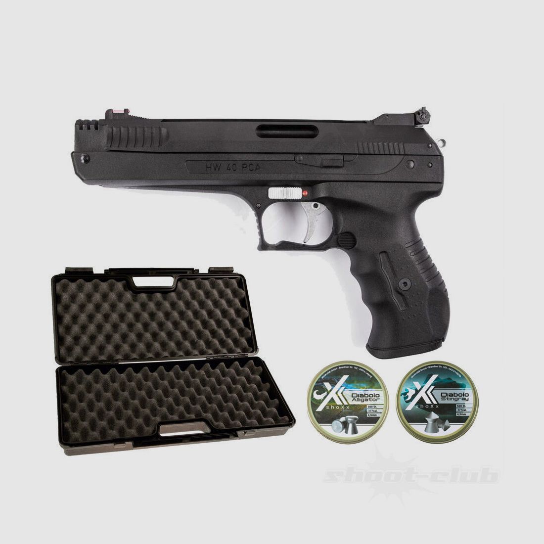 Weihrauch HW 40 PCA Koffer Set 4,5mm Diabolos