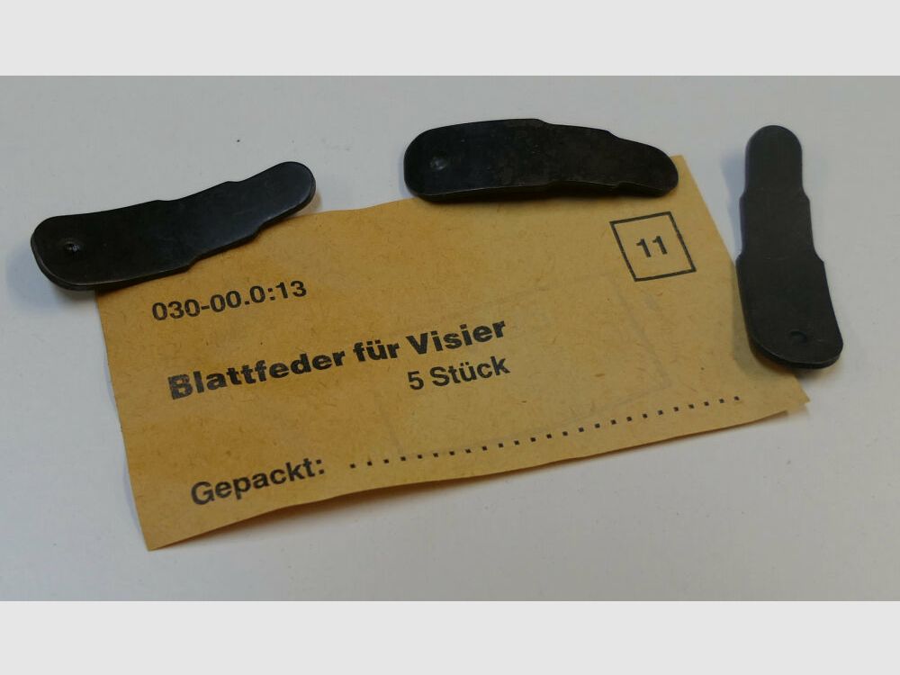 DDR VEB Devices & Tool Construction Wiesa original DDR NVA AK 47 leaf spring for sight, sight spring [11] unused, new for AK47, 7.62x39, image 1 of 4