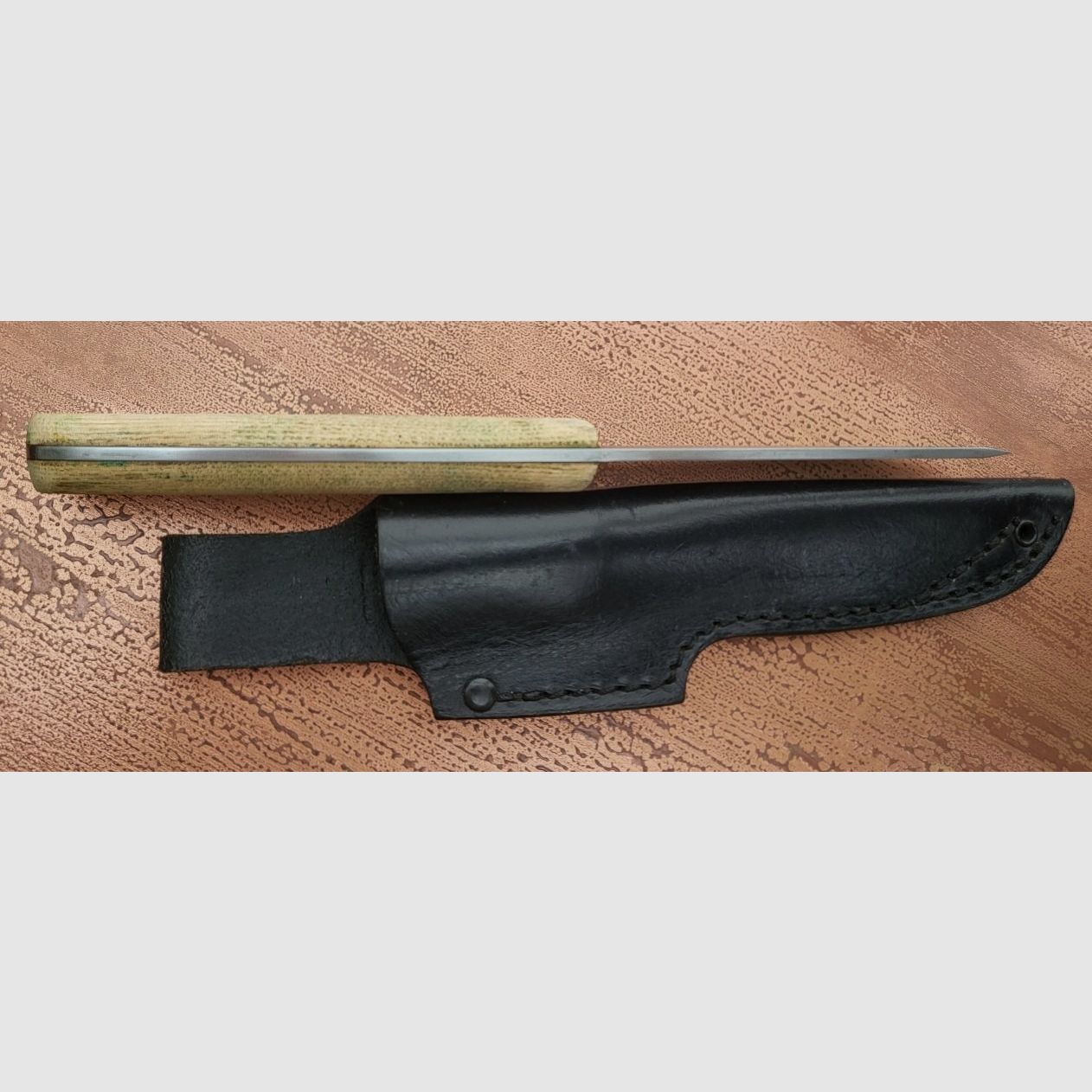 Selbstgebautes einfaches Outdoormesser, Einzelstück