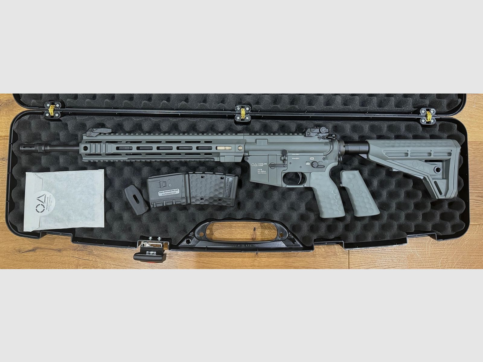 Oberland Arms OA-15 SL16, Lauf 16,75" battleship grey