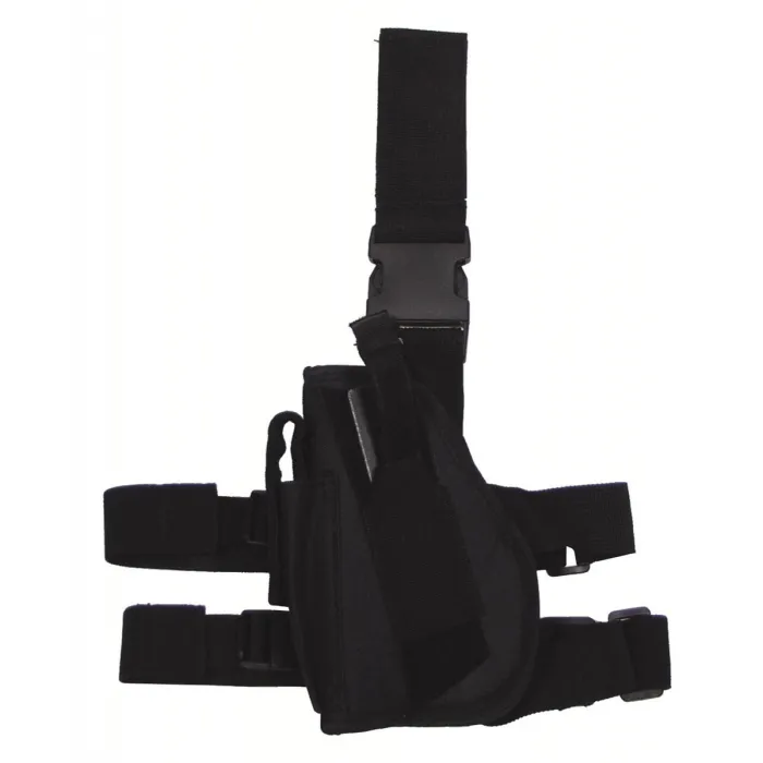 Funda de pierna para pistola - Zurdo - Negro