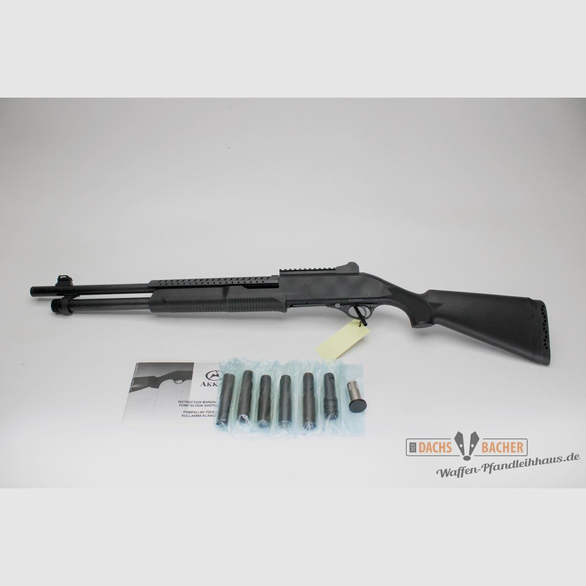 Vorderschaftsrep. Flinte AKKAR TK355 Kal. 12/76 mit komplettem Wechselchokesatz