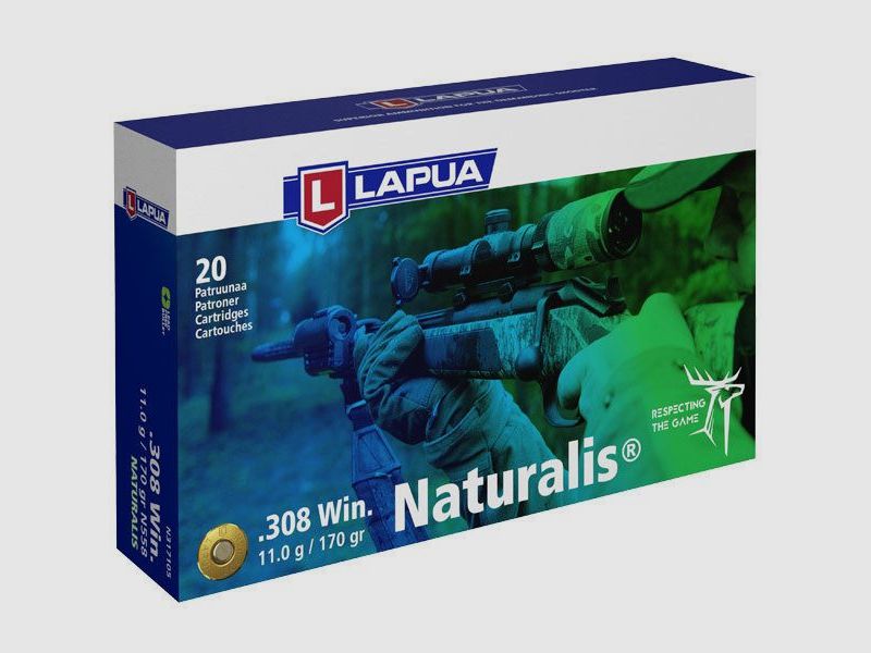 Lapua .308Win Naturalis 11,0g  - 170gr.