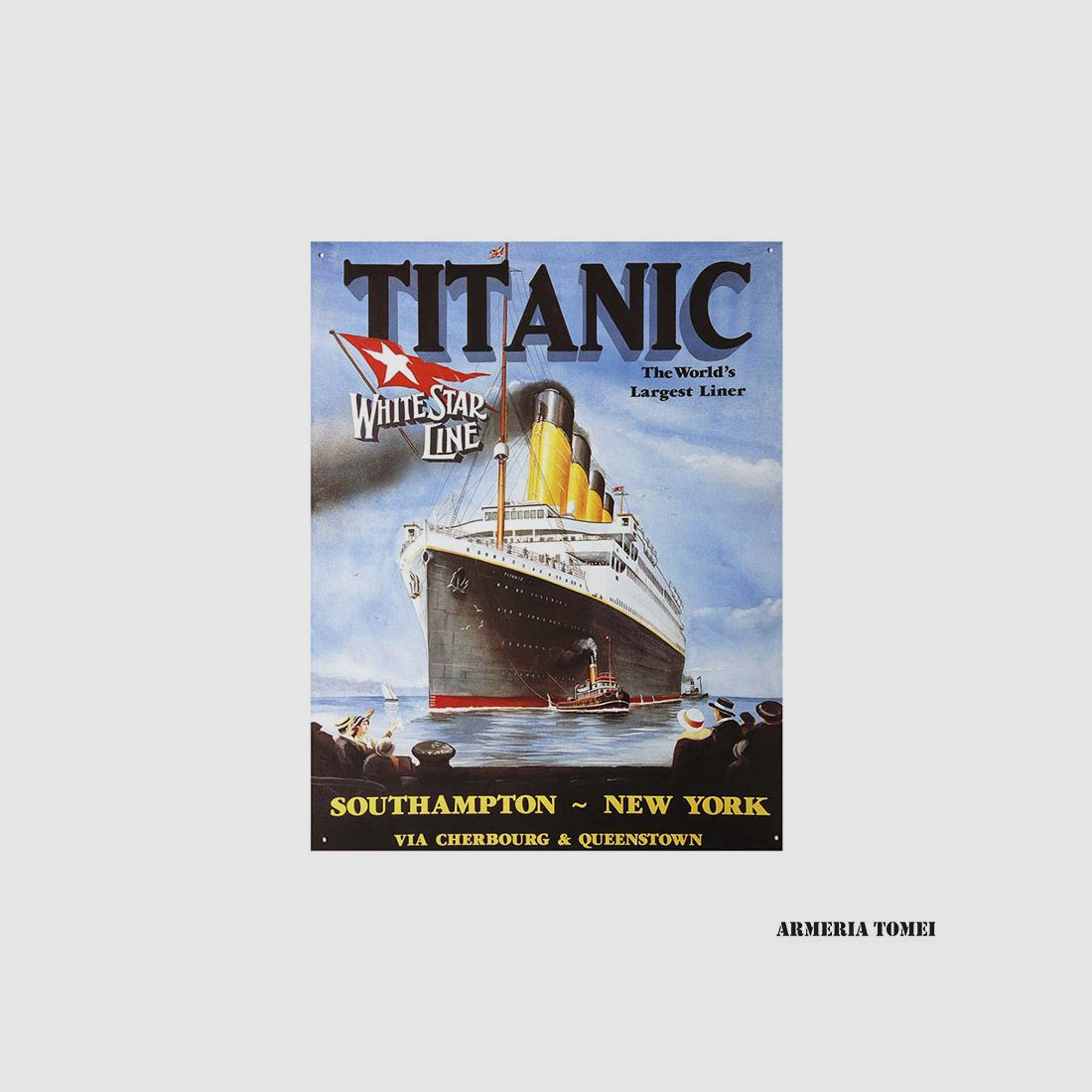 PŁYTA METALOWA TITANIC