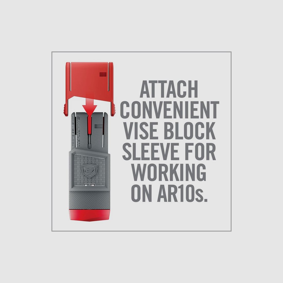 REAL AVID SMART-FIT AR-15 VISE BLOCK MET HULS VOOR AR 308, afbeelding 4 van 8
