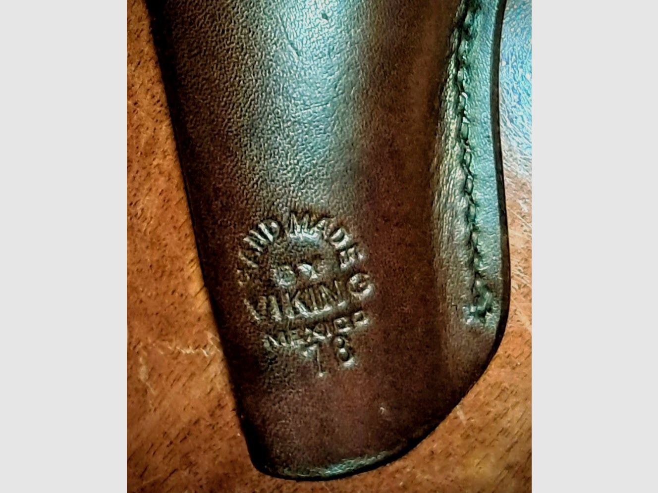 Revolverholster / Neu / Viking # 78 / aus dickem Leder