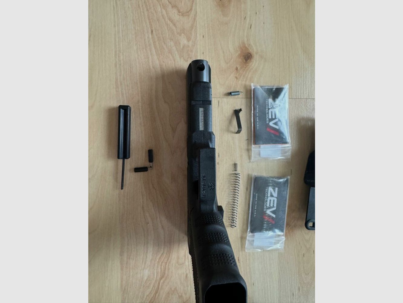 Glock 34 Gen4 inkl. ZEV Abzugstuningkit und OVP, Zubehör 9mm Luger 9x19